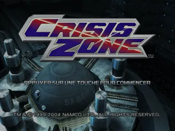 Time Crisis - Crisis Zone screen shot title